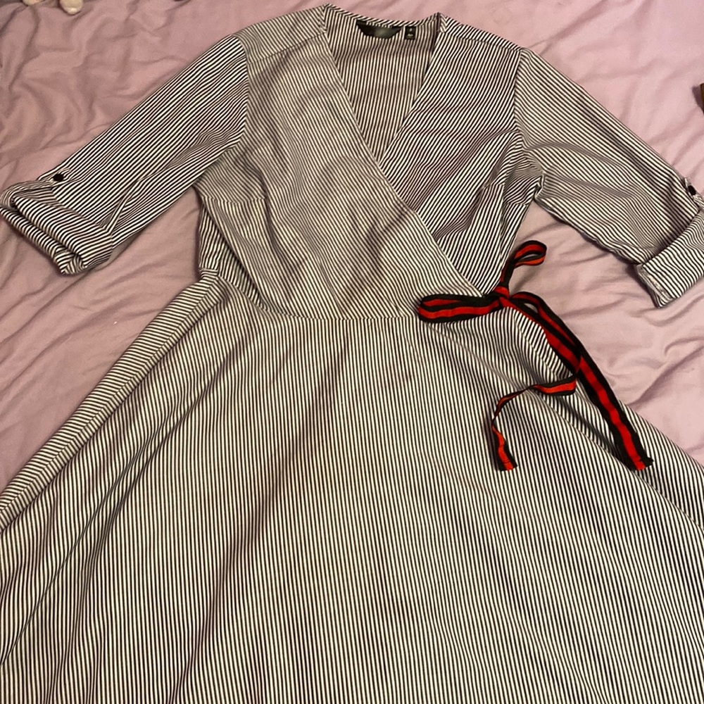 Mlle Gabrielle Dresses | Womens Striped Dress | Color: Blue/White